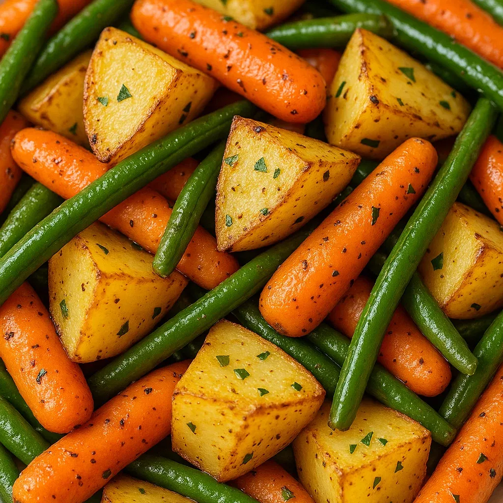 Garlic Herb Roasted Vegetables. garlic herb roasted veggies