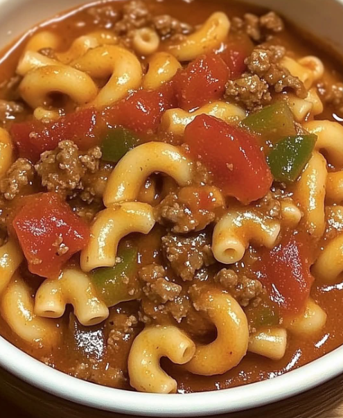 One-Pot Pasta with Ground Beef and Vegetables Capture d’écran 2025-06-02 112908