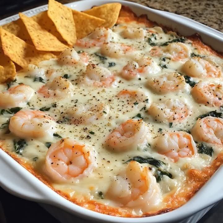 Cheesy & Creamy Shrimp & Crab Spinach Dip FB_IMG_1762024413206
