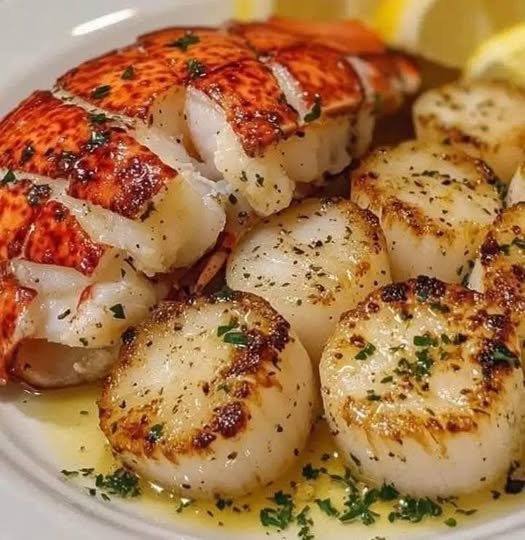 WOULD YOU EAT THIS GARLIC BUTTER LOBSTER AND SCALLOPS 625947302_5207203346172207_7638004884747701347_n